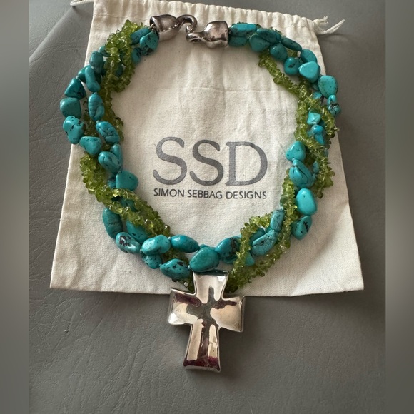 Simon Sebbag Jewelry - Simon Sebbag Sterling silver & Turquoise Necklace